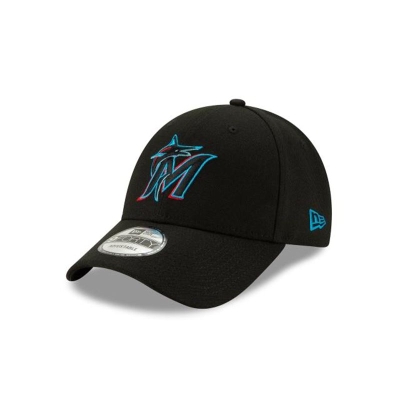 Miami Marlins Gorra | New Era MLB 2019 The League 9forty Adjustable Cap Mexico - Negros